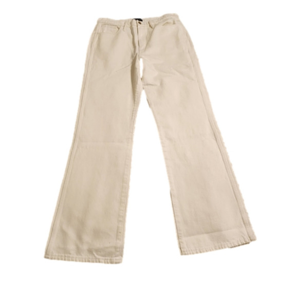 J. Crew Wide-leg denim trouser in‎ white size 32 - Picture 3 of 14
